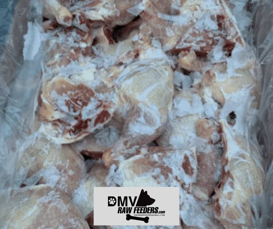 HUMAN GRADE CHICKEN LEG QUARTERS 40LBS BOX