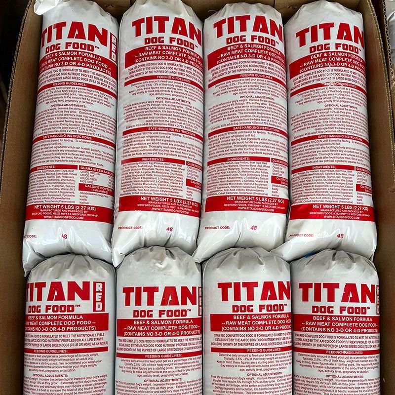 TITAN RED-FINE GRIND-TUBED (8) 5LB TUBES 40LBS