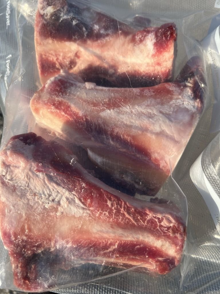 Human Grade Beef Marrow Bone 6 inch (3 Pack)