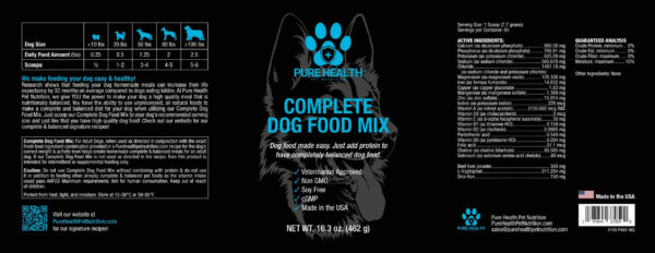 Pure Health Complete Dog Food Vitamin Mix - Image 2